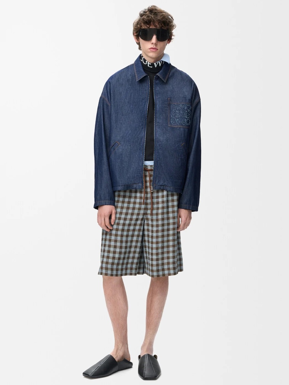 Loewe Zip-up jacket in cotton Unisex Size44